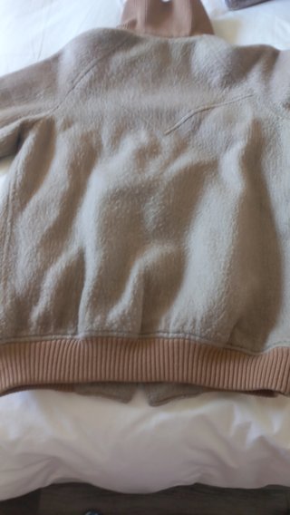 Chaqueta vintage beige mujer
