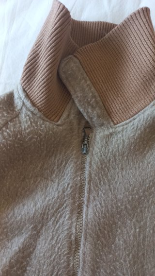 Chaqueta vintage beige mujer