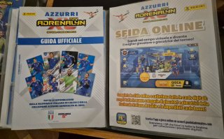 Album Azzurri Adrenalyn 2024 XL Completo +Stemma