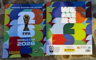 Pack 2 Álbumes Cromos Mundial FIFA 2026