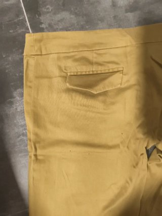 PANTALONES PITILLO MUJER MOSTAZA