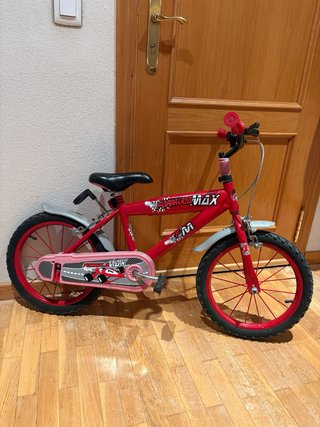 Bicicleta Infantil 16 MAX FORMULA Roja