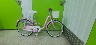 Bicicleta Niña 20 Rosa con Cesta