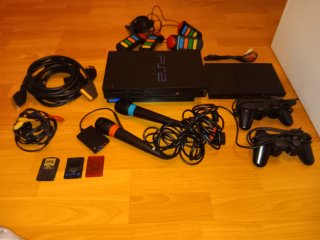 Consola PlayStation 2 Negra + Accesorios