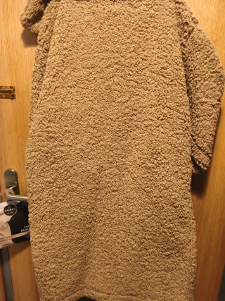 Abrigo SOPHYLINE efecto borrego beige