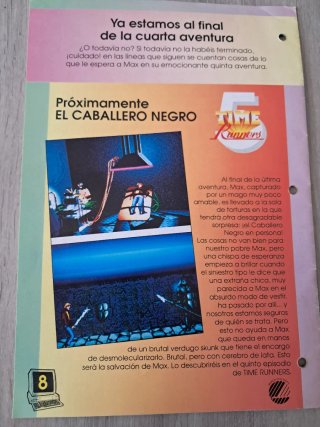 Revista Time Runners 4: El castillo del miedo