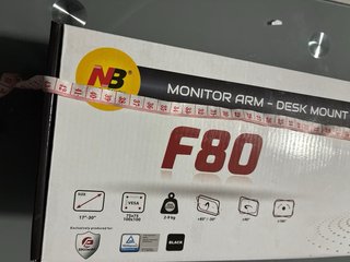 Braccio Monitor Scrivania NB F80