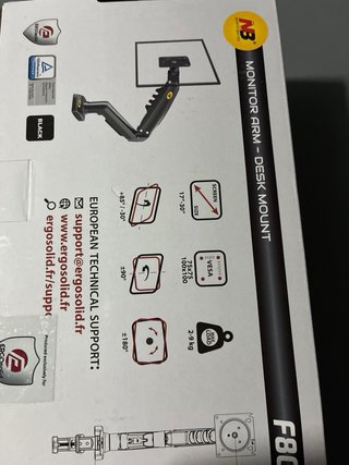 Braccio Monitor Scrivania NB F80