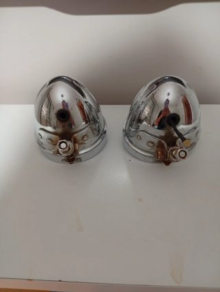 Faros Moto Cromados Vintage ideal para restaurar