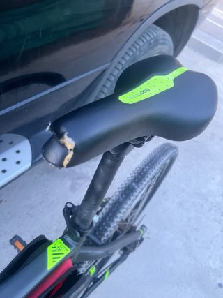 Bicicleta B'Twin Gris y Verde
