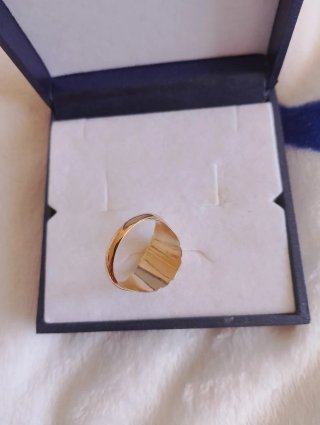 Anillo Oro 18k Talla 14 Estrellas