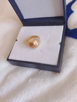 Anillo Oro 18k Talla 14 Estrellas