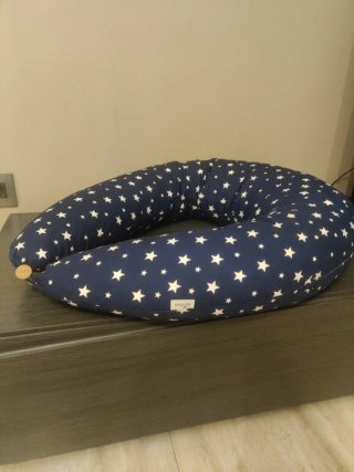 Cojín Embarazo Niimo Estrellas Azul