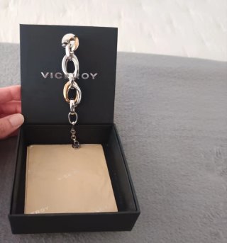Conjunto Pulsera y Anillo bitono Viceroy.
