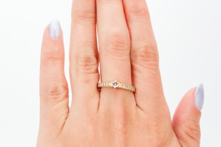 Solitario De Oro De 14K.. Ref: 058-01-00628