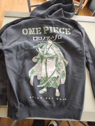 Sweat capuz com estampa One Piece