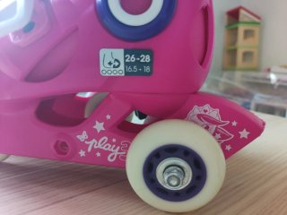 Patines niña rosas oxelo