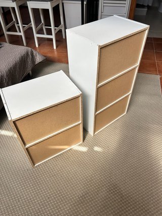 Estanterías Blancas de Madera