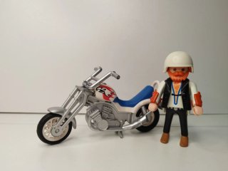 Moto Harley Davidson Chopper Playmobil 5526