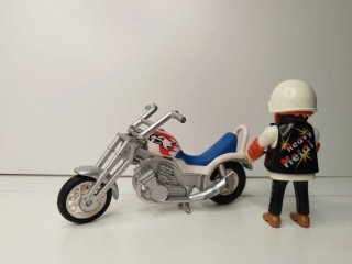 Moto Harley Davidson Chopper Playmobil 5526