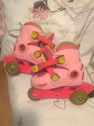 Patines Infantiles Rosas talla 27/28/29