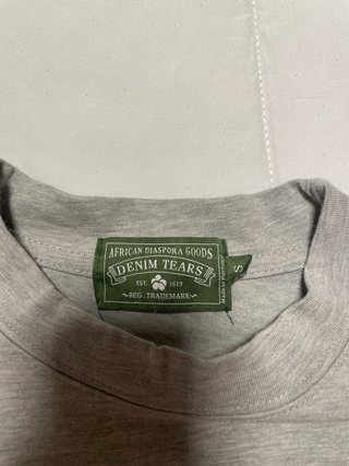 Camiseta Denim Tears Gris