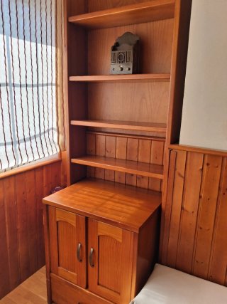 Dormitorio juvenil madera con armarios
