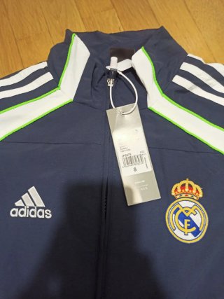 Chaqueta Real Madrid Adidas Azul y Blanca