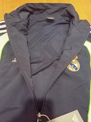 Chaqueta Real Madrid Adidas Azul y Blanca