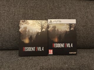 Resident Evil 4 Remake Steelbook PS5 NO JUEGO