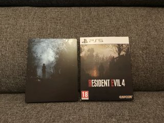 Resident Evil 4 Remake Steelbook PS5 NO JUEGO