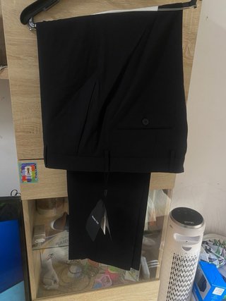 Pantalones Massimo Dutti Negros Talla 42