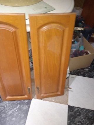 2 Puertas Madera Pino Cocina
