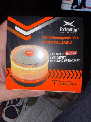 Luz de emergenciaGEOLOCALIZABLE