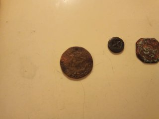 Lote de 3 monedas antiguas