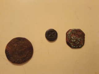 Lote de 3 monedas antiguas