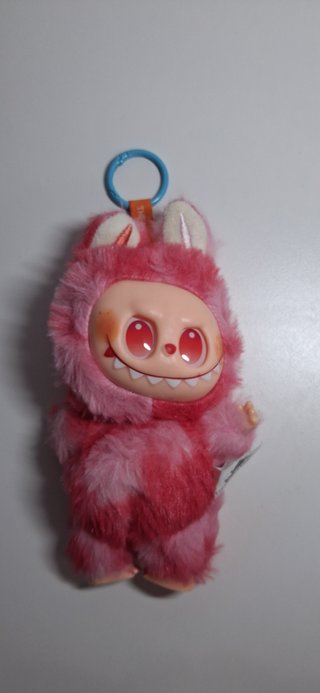 Labubu Peluche Rosa con Llavero