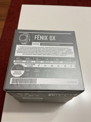 Garmin Fenix 6X Zafiro Negro