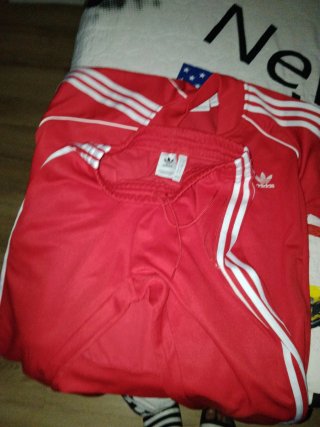 Chándal Adidas Rojo y Blanco