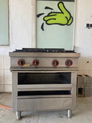 Estufa de gas para cocina industrial