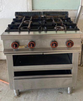 Estufa de gas para cocina industrial