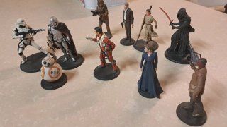 Figuras Star Wars de 10 cm de alto +-