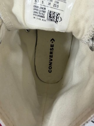 Converse All Star Bianche Tg 38