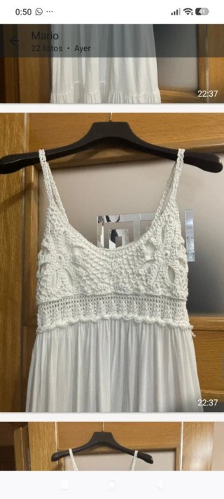 Vestido blanco verano fiesta ibicenca