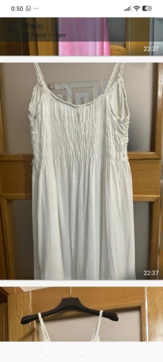 Vestido blanco verano fiesta ibicenca