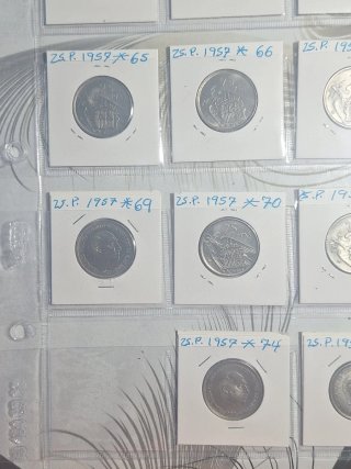 Colección 25 Pesetas 1957