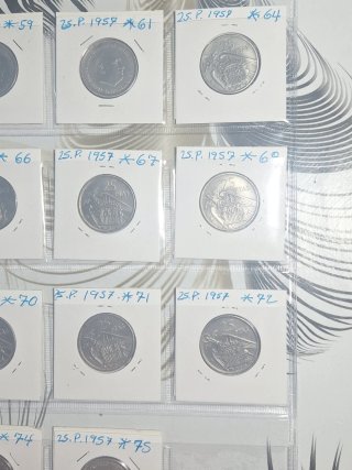 Colección 25 Pesetas 1957