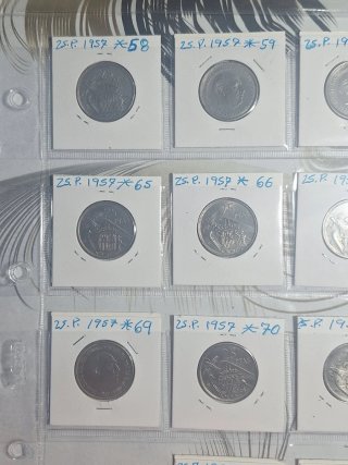 Colección 25 Pesetas 1957