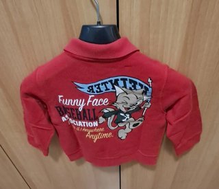 Felpa rossa Baseball 92 bimbo 4-5 anni