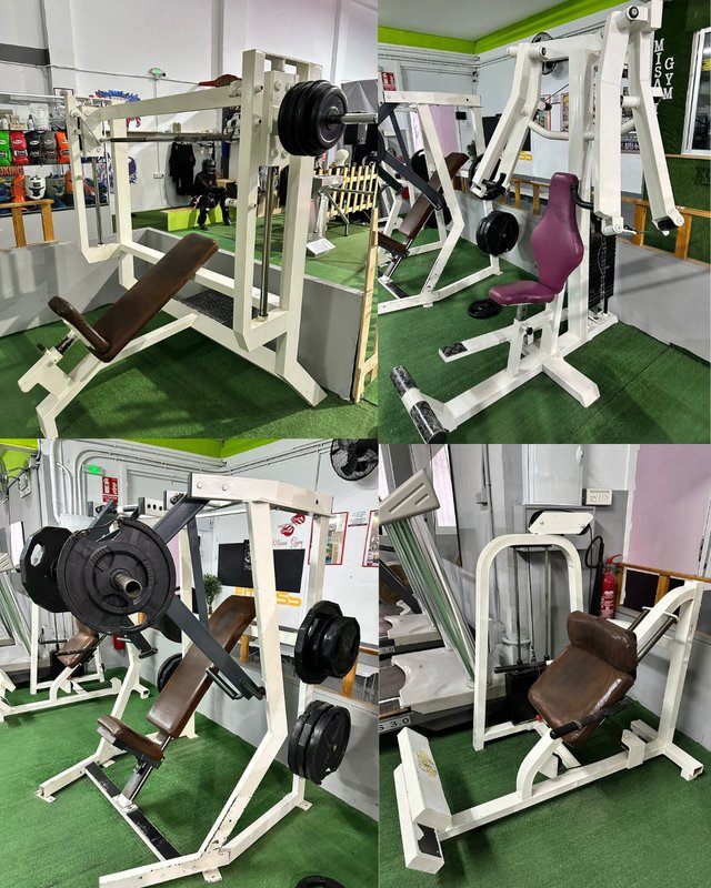 Lote Completo Maquinaria de Gimnasio Profesional